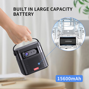 2022 nuevo 5K 3D Smart Android DLP portátil WiFi Mini proyector recargable negocios y hogar para acampar para uso doméstico y de oficina - Product Image 3