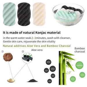 <span class=keywords><strong>Spugna</strong></span> da Bagno in Konjac Personalizzabile per Bambini e Neonati, 100% <span class=keywords><strong>Naturale</strong></span>, Extra Large - Product Image 3