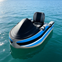 Mini Jet Kart Nautique Monoplace avec Aile Arrière pour une Maniabilité Agile, Produit Aquatique Tendance, Certifié CE, Personnalisable pour la Location en Club