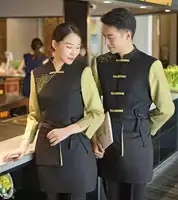 Hotel One-Stop-Service Polyester Baumwolle Langarm Küchen kleidung lose Hotel Arbeits kleidung Männer und Frauen Uniformen
