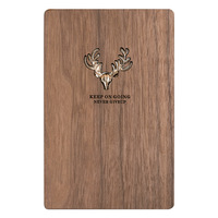 Carnet en bois avec papier Dowling, style luxe léger haut de gamme, bloc-notes professionnel A5, reliure agrafée, personnalisable, idéal comme cadeau