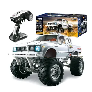 Vendita diretta in fabbrica HG-P407-White-2 1/10 2.4G 4WD Pickup Truck giocattoli telecomando Off Road Car RC Crawler per bambini