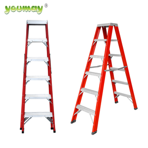 Hai mặt đa năng thợ điện có thể gập lại FRP thang sợi thủy tinh mở rộng thang - Product Image 4