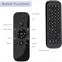 2026 M8 Air Mouse Sprachfernbedienung 2.4G&BT Mini Kabellose Tastatur Gyroskop Ersatzfernbedienung für Android TV Box X96