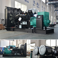 Générateur AC triphasé de marque Cummins KTA38-G4, prix de gros, 1000 kW, 1250 kVA, générateur diesel, dynamo, prix bas, livraison rapide