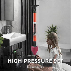 Pulitore di scarico dello stantuffo della toilette | Strumento di sblocco del tubo | Per lavandino della vasca da bagno <span class=keywords><strong>intasato</strong></span> - Product Image 3