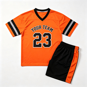 Ensemble d'uniformes de lacrosse personnalisés pour hommes, maillot et short sublimés, kit de vêtements de sport légers - Product Image 4