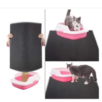 Animal Compagnie Chat Accessoires Lavable Antidérapant Double Couche Nid d'Abeille Coussin Piège Litière Chat pour Bac à Litière