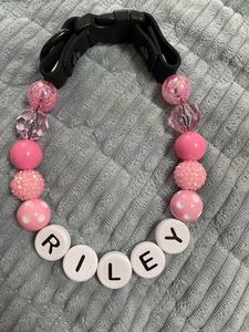 BFF SPARK GREENS BLUES PINKS impermeable femenino lindo accesorio de fiesta <span class=keywords><strong>collar</strong></span> de diseñador de lujo Rhinestone Bubblegum Bead <span class=keywords><strong>Collar</strong></span> de perro - Product Image 5
