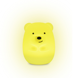 Superbe led pépinière veilleuse ours plombe silicone ours animal veilleuse lampe tactile abs PC silicone - Product Image 3