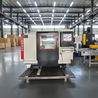 Tour CNC à lit plat horizontal facile à utiliser AWR26 avec mises à jour logicielles à vie pour les jantes en alliage magnésium-aluminium