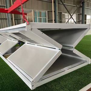 Casas Contenedor Plegables Prefabricadas Portátiles Personalizadas de Fábrica, Diseño Moderno de Mediados de Siglo, Estructura de Acero Galvanizado, Económicas y de Rápida Construcción - Product Image 2