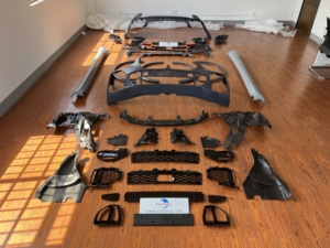 XLstyling auto conversione aggiornamento Kit carrozzeria paraurti per <span class=keywords><strong>BMW</strong></span> <span class=keywords><strong>X5</strong></span> G05 MT M Sport stile paraurti anteriore minigonne laterali paraurti - Product Image 2