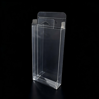 Boîtes cadeaux transparentes jetables écologiques en PET, pliables, pour l'emballage, les cadeaux et l'artisanat