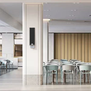 DISTRIBUTEUR DE ROULEAU DE PAPIER TOILETTE TRIPLE ENDUIT NOIR FANDA POUR IMMEUBLE DE BUREAUX - Product Image 1