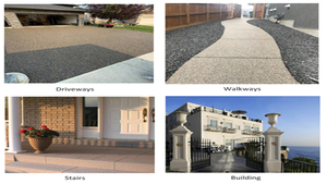 Revêtement de sol en résine époxy durable et imperméable pour intérieur et extérieur, <span class=keywords><strong>peinture</strong></span> en résine époxy à base de pierres lavées - Product Image 6
