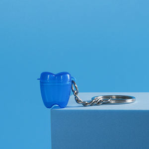 Kotak Gigi Tiruan Anak Kartun Dekorasi Gantungan Kunci Bentuk Model Gigi Kotak Gigi Susu Anak Hadiah Klinik Gigi - Product Image 1