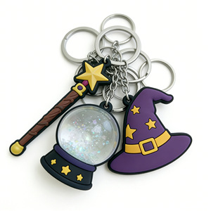 Llavero de PVC Suave con Logotipo Personalizado, Efecto 2D 3D, Anillo de Goma de 4mm de Grosor, Anillo Metálico - Product Image 4