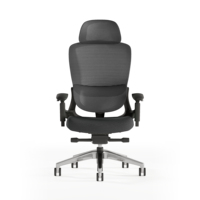 Chaise de bureau pivotante ergonomique moderne à dossier haut en maille, confortable, avec support lombaire et réglage 3D, livraison gratuite