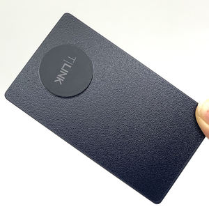 Biglietto da visita in metallo NFC personalizzato di fascia alta con codice Qr NFC 4K Gold NFC biglietto da visita in metallo con Logo personalizzato inciso - Product Image 1