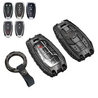 Housse de clé pour Chevrolet en silicone avec alliage de zinc et porte-clés pour Chevy Malibu Camaro Trax Traverse Sonic Cruze Volt Equinox