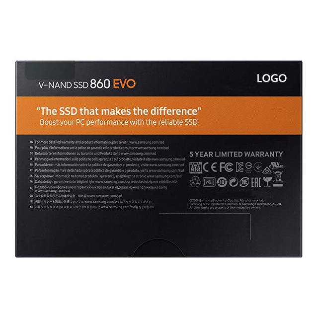 Original SSD 860 EVO 250GB 500GB 1TB 2TB 4TB 2.5 Inch SATA III 520 Megabits Per Second Internal SSD Sata Ssd