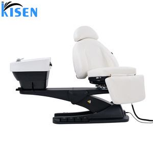 KISEN Electric Adjustable <b>Hair</b> Washing Bed Hairdressing Shampoo Bowl Chair <b>Massage</b> Shampoo Chair - Product Image 5