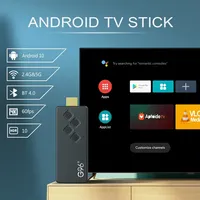 G96 Stick Android TV Stick 4K Appareil de streaming H313 WiFi double bande IPTV NF Lecteur multimédia OTT Mirror Link