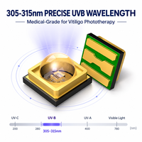 Source de lumière fiable 600mW 60 degrés Diode purifiante ultraviolette profonde 305nm 315nm pour les soins de la peau Source de lumière Luz