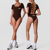 Nouveauté : Body sexy pour femme, dos halter, sculptant, à coussinets de poitrine, séchage rapide, dos ajouré, pour Pilates, Yoga et activités de plein air
