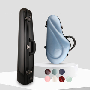 Borse per <span class=keywords><strong>Sassofono</strong></span> Soprano Yuchen, Scatola in Fibra di Vetro con Vernice Metallizzata Colore <span class=keywords><strong>SAX</strong></span> - Product Image 2
