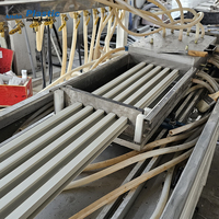 Ligne de production de panneaux de mur en WPC Anda, extrudeuse de lamelles en WPC, machine de fabrication de lamelles en WPC