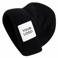 Bonnet personnalisé avec logo, bonnet d'hiver chaud en tricot pour femmes, hommes, unisexe, avec revers côtelé, vente en gros, service OEM ODM