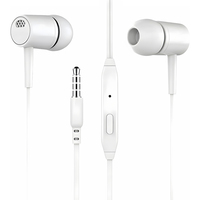 Auriculares deportivos con cancelación de ruido y música estéreo de 3,5 Mm, auriculares con cable, auriculares con micrófono para accesorios de teléfono móvil