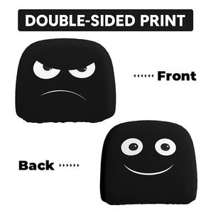 Housse <span class=keywords><strong>de</strong></span> repose-tête personnalisée en tissu imprimé numériquement avec votre photo/texte, installation facile, ajustement universel pour les berlines, intérieur <span class=keywords><strong>de</strong></span> <span class=keywords><strong>voiture</strong></span> unique - Product Image 2