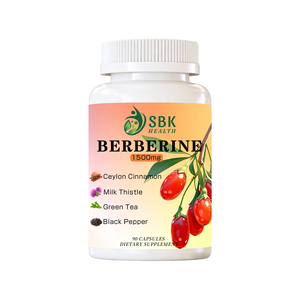 Cápsulas de Cardo Mariano de Buena Calidad, Suplemento Dietético de 1500mg, Cápsulas de Berberina, Apoyo para la Salud Circulatoria del Corazón para Adultos - Product Image 1
