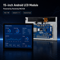 Módulo LCD con Panel Táctil RK3128 de 15 Pulgadas, Resolución SPI 1224x768, Pantalla Personalizable para Sistema Android de Hogar Inteligente