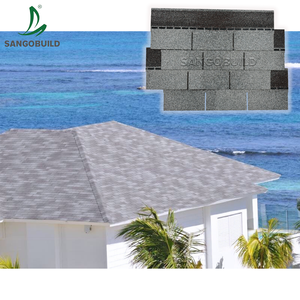 Matériaux de toiture économiques chinois Tuiles de toiture en fibre de verre Plates Tuiles d'asphalte à 3 languettes pour entrepreneurs en toiture - Product Image 2