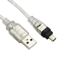 Câble adaptateur USB mâle vers Firewire IEEE 1394 4 broches mâle ILink pour DCR-TRV75E DV