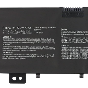 C31N1636 batería portátil para Asus batería de iones de litio de repuesto para ASUS <span class=keywords><strong>VivoBook</strong></span> <span class=keywords><strong>Pro</strong></span> <span class=keywords><strong>15</strong></span> N580V N580VD N580VN C31N1636 - Product Image 4