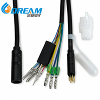 Câble de connecteur de moteur de moyeu de vélo électrique étanche DREAM 9 broches 3+6 avec bornes à douille pour faisceau de câblage du contrôleur de moteur