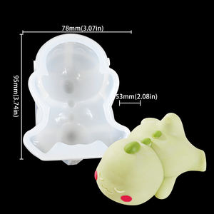 Molde AK de Silicona 3D de Dinosaurio para Mousse, Pastel y Velas, Yeso para Decoración, <span class=keywords><strong>Chocolate</strong></span>, Artesanía de Resina y Jabón Aromático - Product Image 2