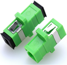 Fiber Adaptor SC Advanced <b>Telecommunication</b> Technology Flange SC 2 Ports 4G Network 1 Year Warranty for FTTH Use - Product Image 2