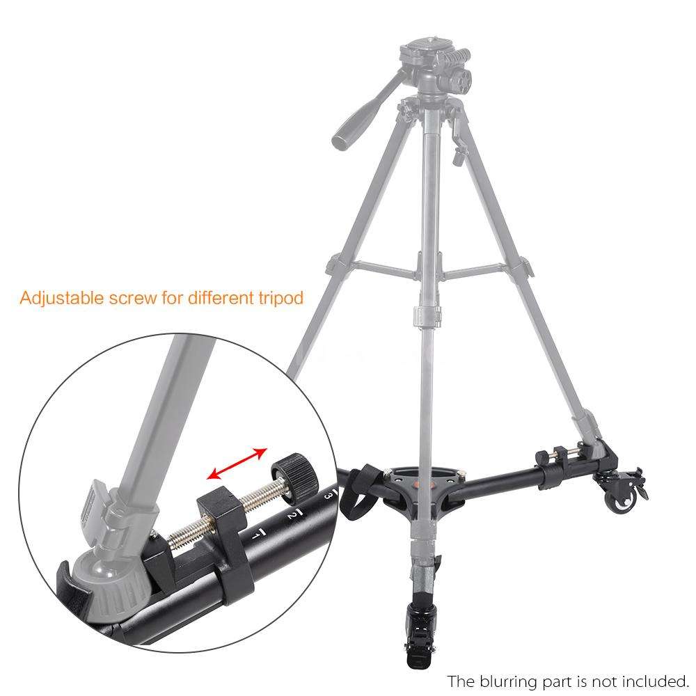 Yunteng 900 Tripod Dolly for Professional Video Cameras - Silent