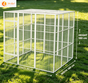 Cage à Oiseaux Métallique Extensible Extra Large en Gros avec Emplacement Libre pour l'Assemblage – Idéale pour Oiseaux, Chats, Chiens, <span class=keywords><strong>Pigeons</strong></span> et Paons - Product Image 5