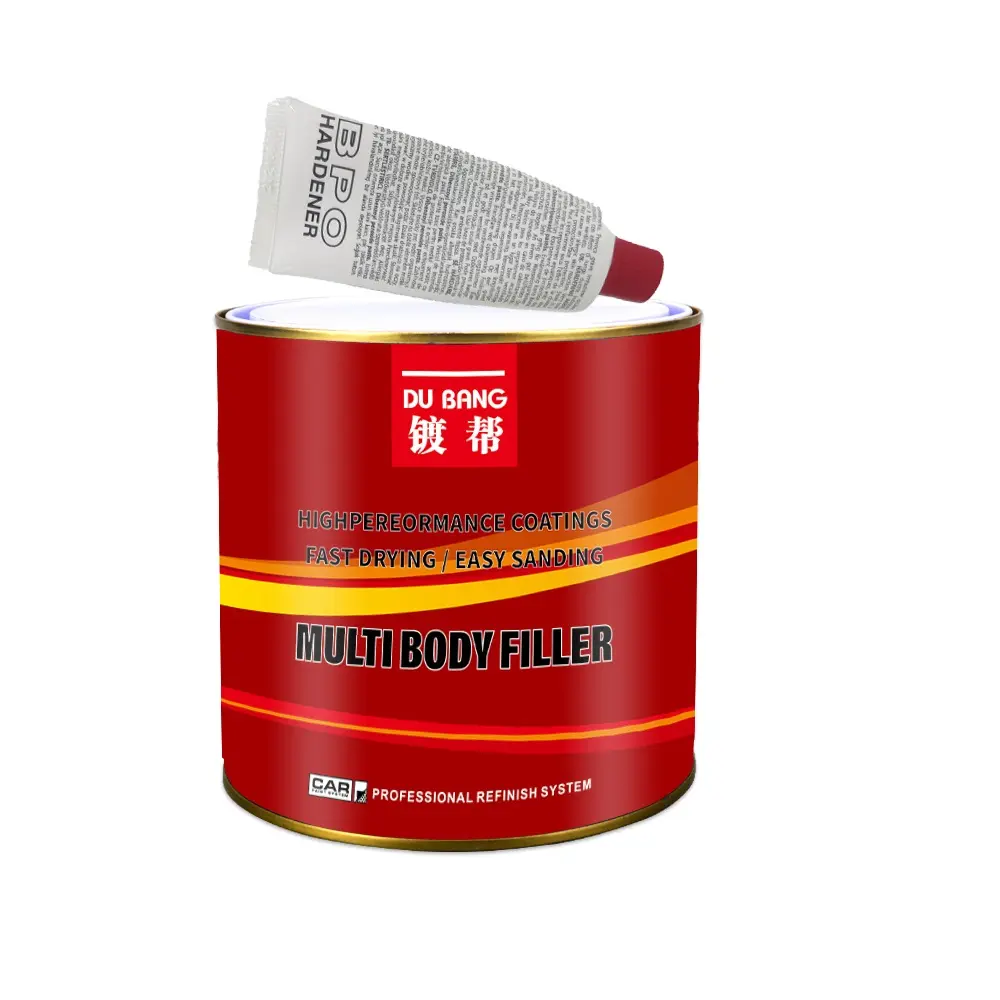 Réparation automobile mastic polyester 4KG remplissage de carrosserie réparation de voiture mastic polyester bpo