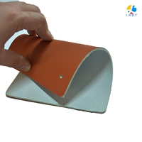Revêtement acrylique antidérapant en PVC pour terrain de pickleball, motif sable, 60x30 pieds, tapis de sport sûr pour intérieur et extérieur