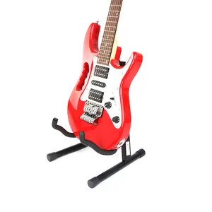 J-40B最高の販売と高品質oemロゴギタースタンドアイアンギタースタンドアコースティックギタースタンド