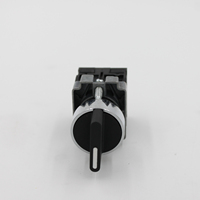 Saklar Tombol Tekan Berkualitas Tinggi 22mm 220V 230V XB2-BD33 dengan Kontak 2NO Saklar Pemilih 3 Posisi