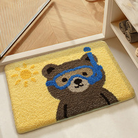 Petit tapis de forme spéciale, tufté à la machine, mini tapis de chevet pour chambre à coucher, tapis en peluche doux de forme spéciale pour la décoration de la pièce